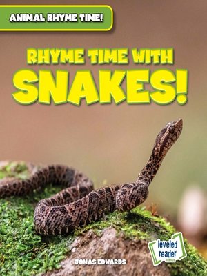 cover image of Rhyme Time with Snakes!